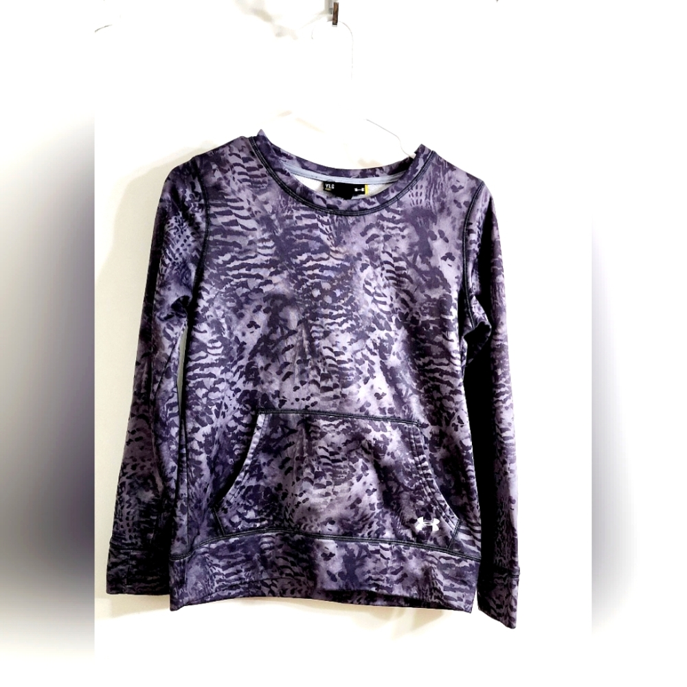 Under Armour girls youth large animal print sweatshirt